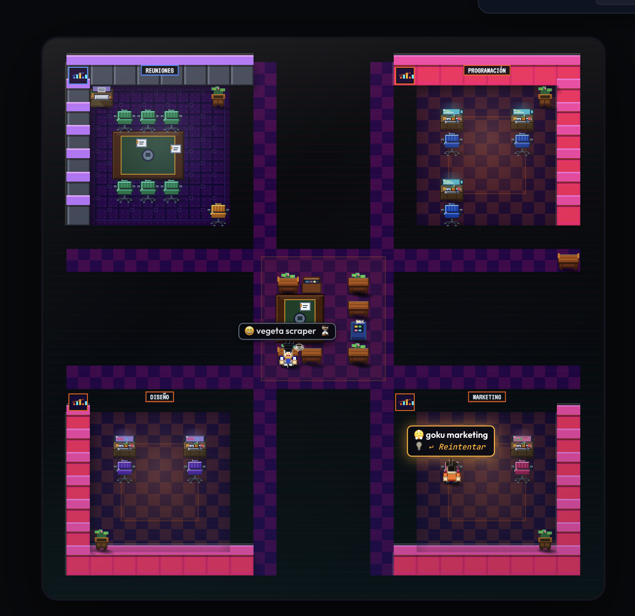 pixel agents office
